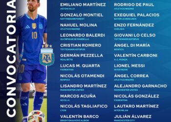 Argentina name Lionel Messi, Man United and Liverpool stars in Copa America squad