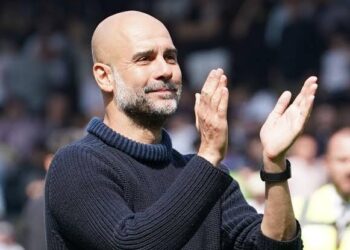 Pep Guardiola sparks speculation over Manchester City exit after record 4-peat league win