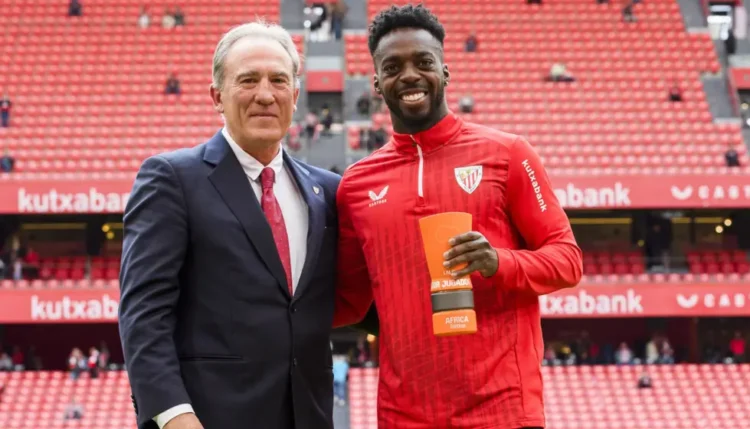 Ghana and Athletic Bilbao star Iñaki Williams wins La Liga Africa’s Best Player award