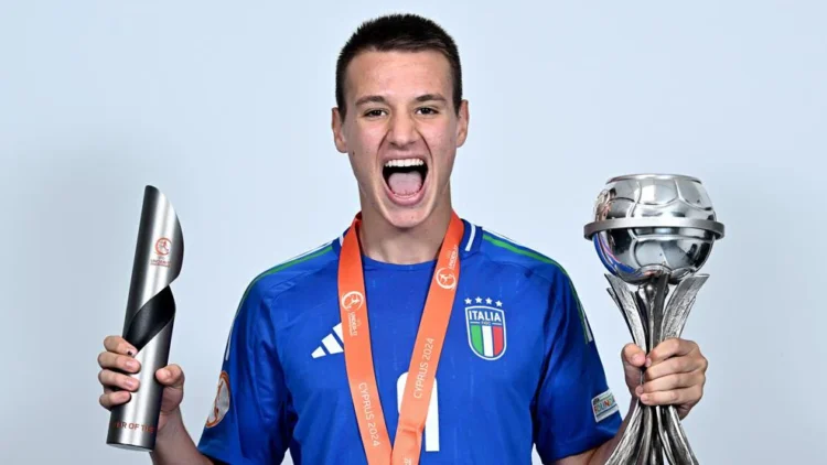 AC Milan wiz Francesco Camarda named Player of the Tournament as Italy win UEFA Under-17 Championship