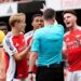 Arteta unhappy with officiating inconsistency after Rice red card