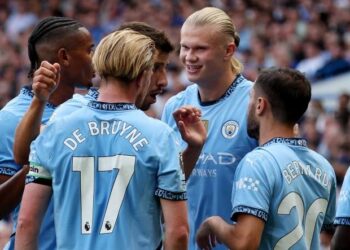 Guardiola compares Manchester City star to Messi and Ronaldo after win over Chelsea at Stamford Bridge