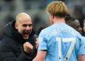 WATCH: Kevin De Bruyne’s new hairstyle amuses Pep Guardiola on first day back at Manchester City training