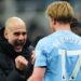 WATCH: Kevin De Bruyne’s new hairstyle amuses Pep Guardiola on first day back at Manchester City training