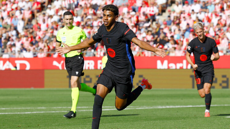 “He’s really incredible” – Flick lauds Lamine Yamal’s performance after Girona double