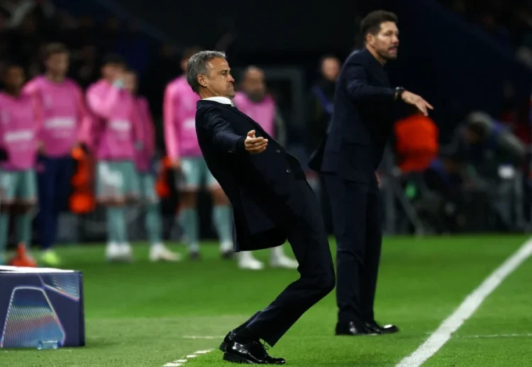 “We didn’t have any luck” – Luis Enrique believes PSG deserved victory against Atletico Madrid
