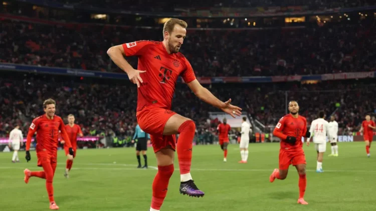 Harry Kane shatters Erling Haaland’s Bundesliga record with Bayern Munich hat-trick against Augsburg