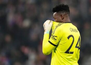 Bruno Fernandes reacts to Onana howler in Manchester United’s Europa League win