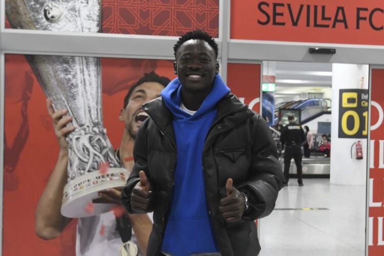 Akor Adams: Nigeria and Montpellier forward touches down in Spain ahead of Sevilla move