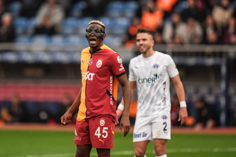“I am proud of my teammates” – Two-goal hero Osimhen reacts after Galatasaray drop points against Kasimpasa