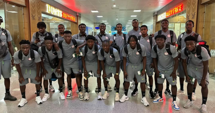 Nigeria Flying Eagles touch down in Egypt ahead of AFCON opener