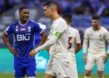 Ronaldo ties Nigerian striker’s Saudi Pro League goal-scoring record