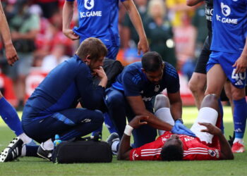 Super Eagles’ Ola Aina indicts assistant referee after Taiwo Awoniyi horror injury