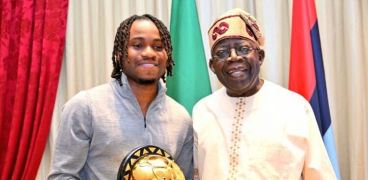 Ademola Lookman visits Tinubu in Lagos – Here’s everything the president said to him