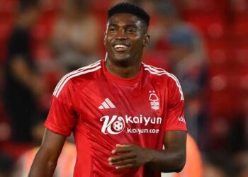 Super Eagles’ Taiwo Awoniyi “in good spirits” amid recovery from horror injury