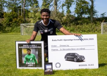 Ex-Falconets star named Danish Women’s League Player of the Year after sensational season