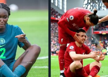 Babajide Rinsola’s tribute to Diogo Jota—not Super Eagles legend Peter Rufai—divides fans: Was she wrong?