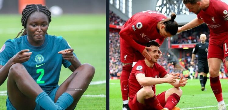 Babajide Rinsola’s tribute to Diogo Jota—not Super Eagles legend Peter Rufai—divides fans: Was she wrong?