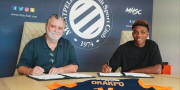 OFFICIAL: Nigerian striker joins Montpellier from OGC Nice, picks John Utaka’s iconic shirt