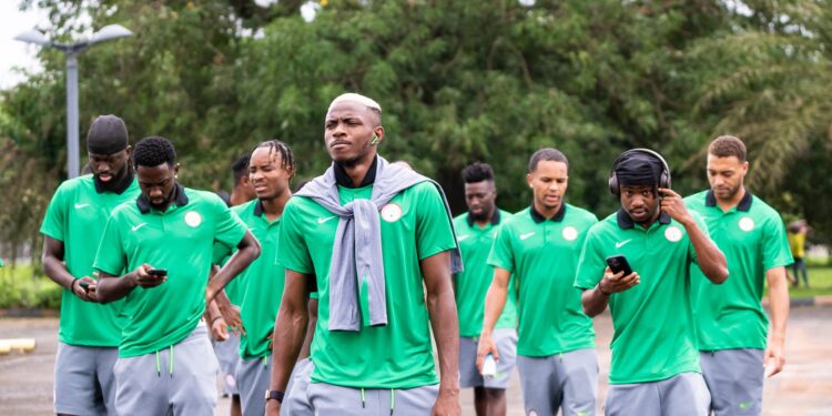 Super Eagles fear worst as Eric Chelle confirms Victor Osimhen ankle problem