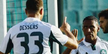 WATCH: Super Eagles forward Cyriel Dessers nets first Panathinaikos goal to seal Greek Cup win
