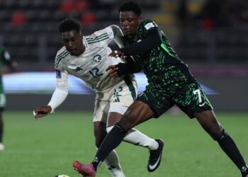 “Totally poor” – Fan questions Flying Eagles’ performance as CAF praise Nigeria’s win over Saudi Arabia