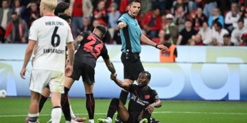 Super Eagles’ Nathan Tella ruled out of Bayer Leverkusen’s crunch Bundesliga meeting with Bayern Munich