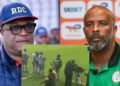 Congo technical staff member says Super Eagles’ Eric Chelle mistook prayer for voodoo, clears air on penalty incident