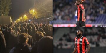 Moffi attacked by furious Nice fans after Lorient loss as Super Eagles star file complaint