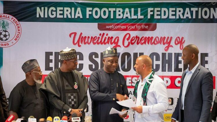 NFF addresses salary claims, reveals when Super Eagles coach Eric Chelle will be paid