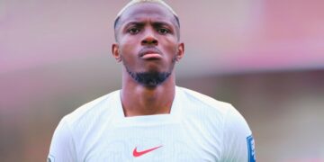 Super Eagles striker Victor Osimhen faces possible sanction after controversial booking ahead of AFCON