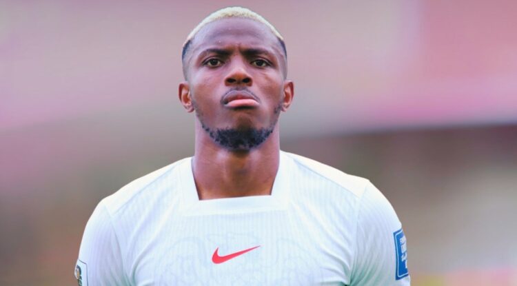 Super Eagles striker Victor Osimhen faces possible sanction after controversial booking ahead of AFCON