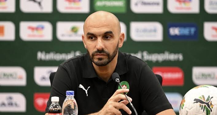 Atlas Lions boss Walid Regragui rallies Moroccan fans ahead of AFCON 2025 semi-final vs Super Eagles 