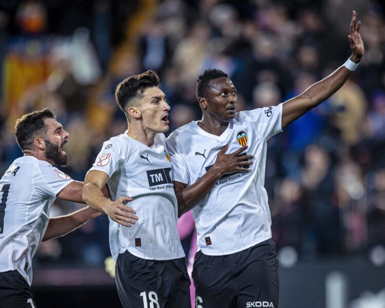 Super Eagles striker Umar Sadiq nets first La Liga goal in nine months to secure crucial win for Valencia