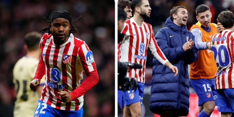 Ademola Lookman shines as Atlético Madrid thrash Barcelona 4-0 in Copa del Rey semi-final