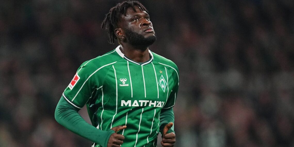 Werder Bremen issue update on Super Eagles striker Victor Boniface amid lengthy injury layoff