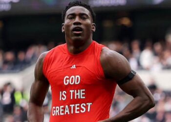 Super Eagles striker Taiwo Awoniyi risks sanction for goal celebration vs Tottenham