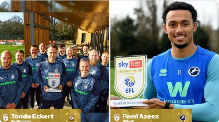 Nigeria winger shines at Millwall with Championship Player of the Month award