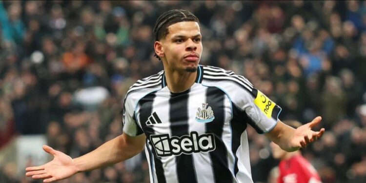 Super Eagles-eligible Osula ends Man United’s unbeaten run with stunning late winner for Newcastle