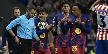 Former Super Eagles skipper slams ‘incompetent’ Barcelona after UCL elimination