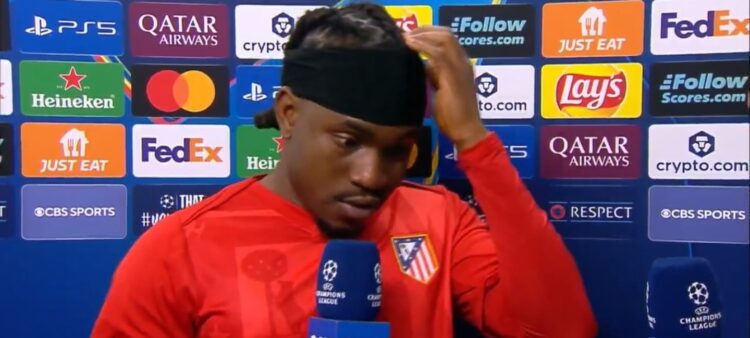 Barcelona red card: What Super Eagles star Ademola Lookman said that got fans talking