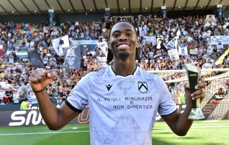 Udinese boss hails Nigerian star after starring role in shutout win over Torino