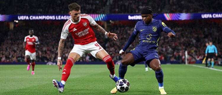 Lookman denied his moment as Arsenal dump Atletico out of Champions League to reach Budapest final