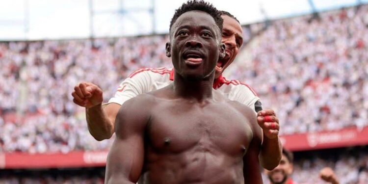 Akor Adams rescues Sevilla with injury-time winner to boost La Liga survival hopes
