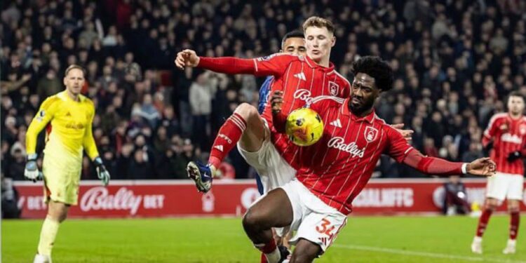 Pereira confirms Super Eagles star Aina is still sidelined as Nottingham Forest sweat on key players