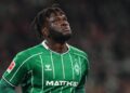 ‘A certain fitness deficit’ – Werder Bremen coach delivers damning verdict on Super Eagles star Boniface
