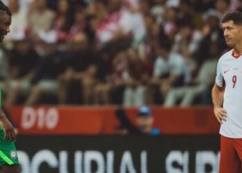 ‘A top performance from the boys’ – Super Eagles striker Moffi on Nigeria’s 2-2 draw with Poland