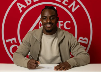 Transfer: Nigerian forward joins Afeez Aremu at Scottish Premiership side Aberdeen