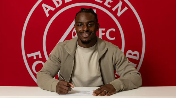 Transfer: Nigerian forward joins Afeez Aremu at Scottish Premiership side Aberdeen