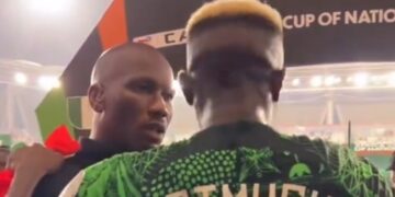 Chelsea icon Didier Drogba helps Victor Osimhen win tricky football question on quiz show